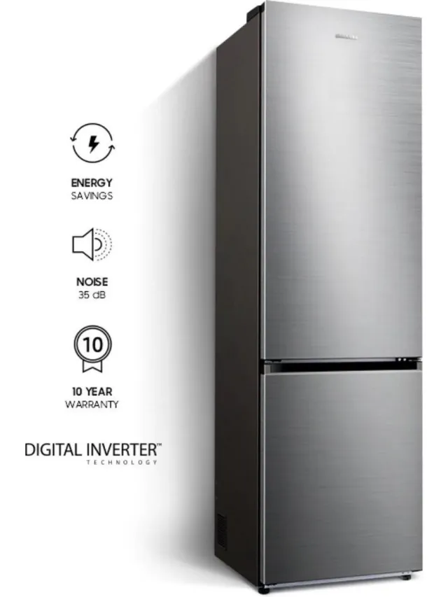 Samsung RB34T600FSA - koel-vriescombinatie - 194 cm - No Frost - waterdispenser ZILVER GRIJS / RVS