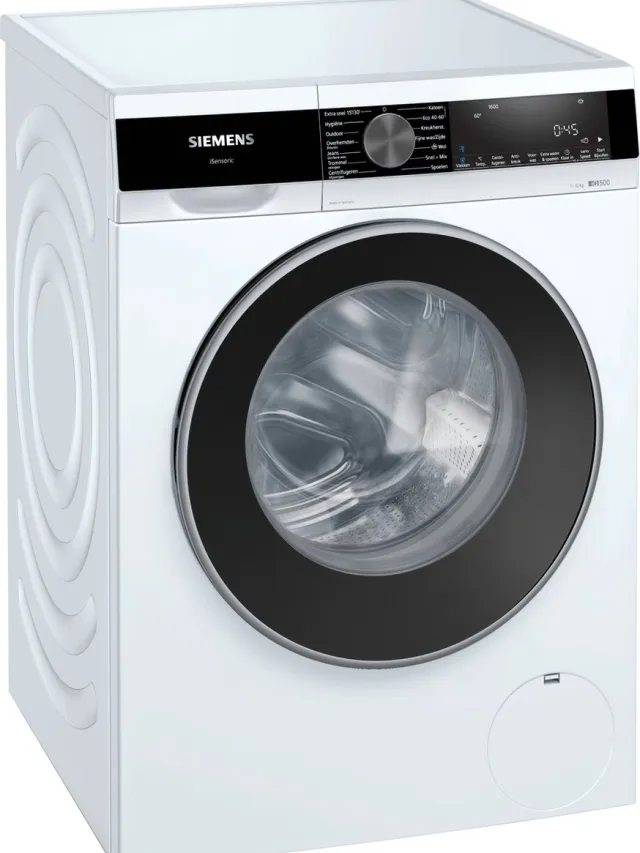 Siemens WG56G2M7NL - iQ500 - Wasmachine - 1600 rpm - Energielabel B Wit