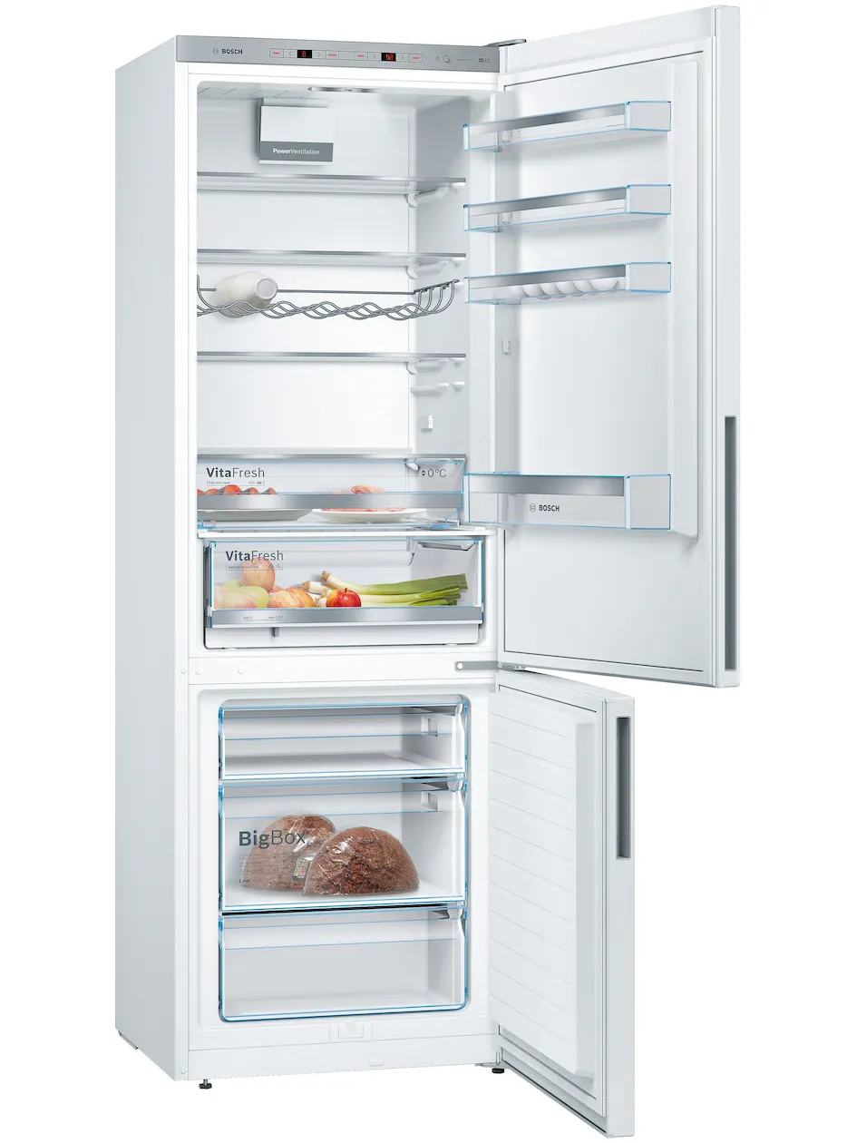 Bosch KGE49AWCA Koel-vriescombinatie Wit, foto 2