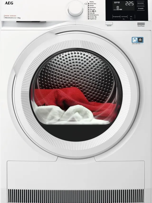 Aeg TR838A2B EcoLine - Warmtepompdroger zie afbeelding
