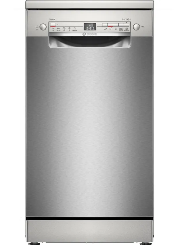 Bosch SPS2HKI42E - Vaatwasser - Vrijstaand - 45 cm breed - Bestekmand Roestvrijstaal