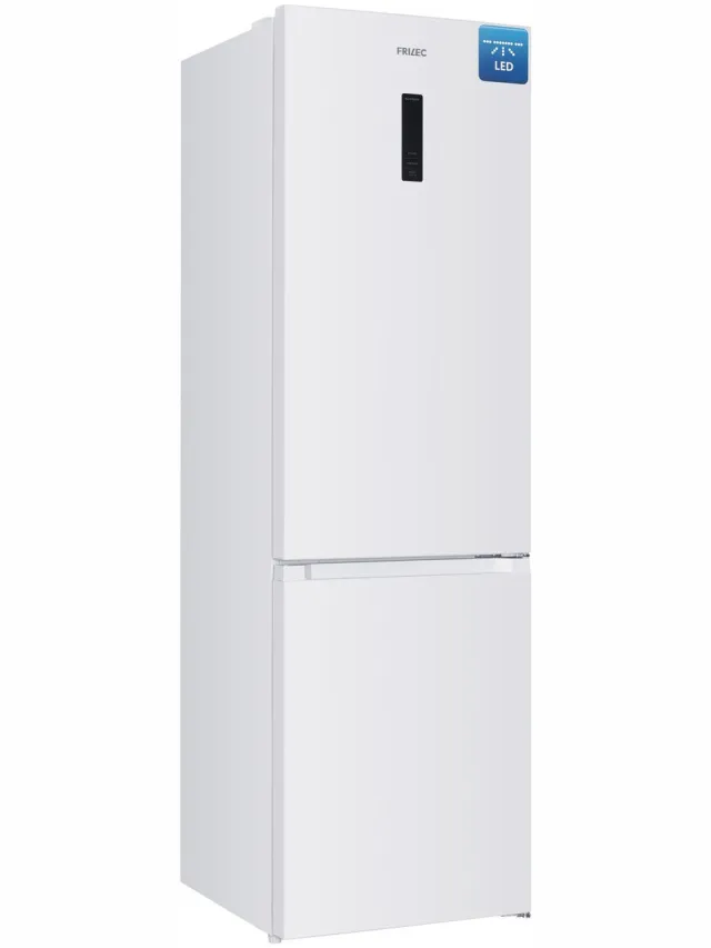 Frilec BONN380-NFD-040CW Koelkast met vriesvak Wit