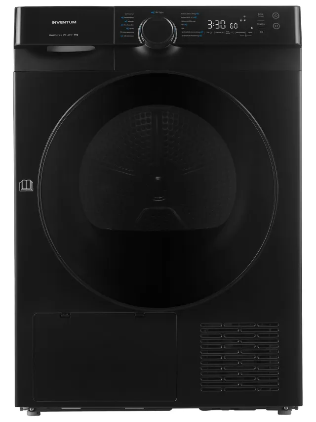 Inventum VDW8030B warmtepompdroger zwart