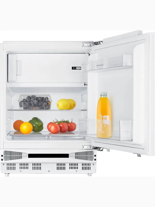 Inventum IKV0822D onderbouw koelkast 82 cm - Vriesvak - 111 liter - 2 plateaus - Deur op deur - Wit