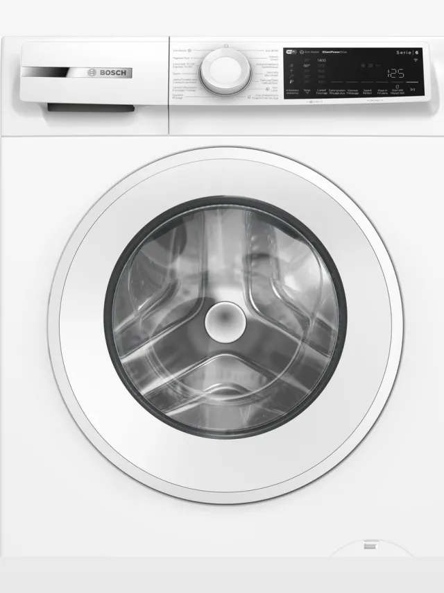 Bosch WGJ23400FG - Serie 6 – Wasmachine - 8 kg - 1400 rpm - Iron Assist: vermindert kreukels tot 50% - Energieklasse A - Home Connect - NL/FR display Wit