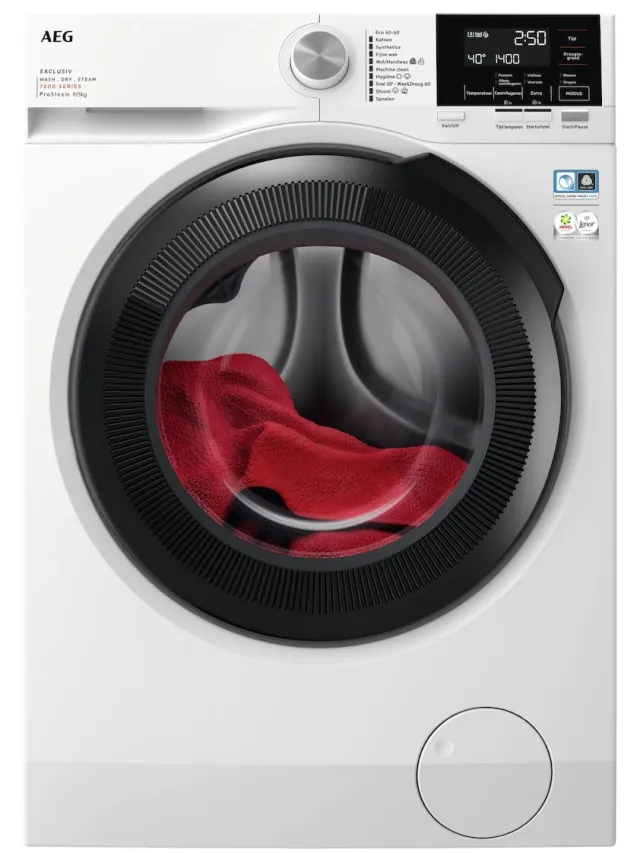 AEG LWR739X64 7000 serie ProSteam Was-droogcombinatie Wit