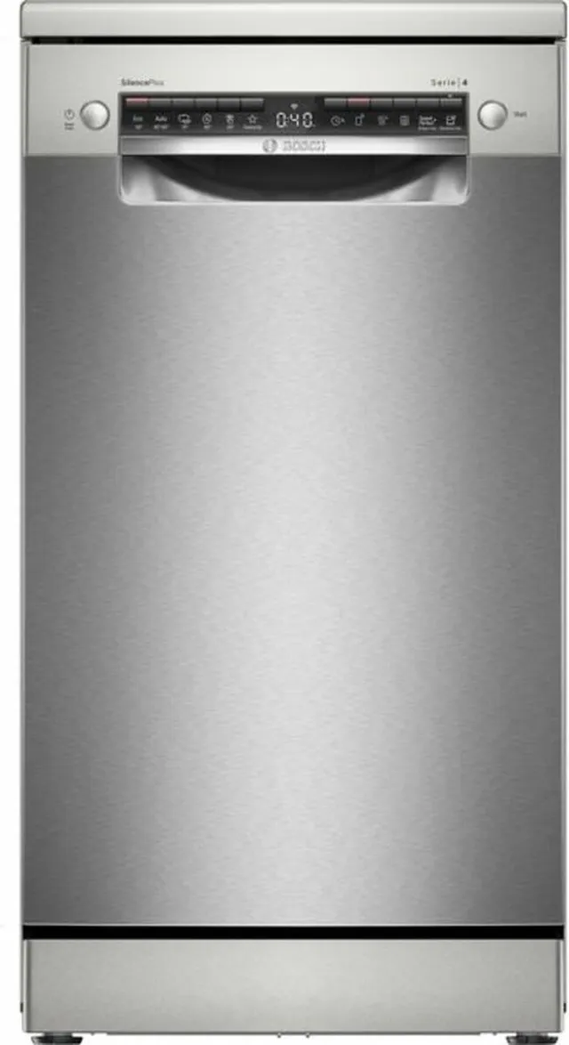 Bosch SPS4HMI49E - Serie 4 - Vrijstaande vaatwasser - 44 dB - 10 couverts - Energielabel E Roestvrijstaal