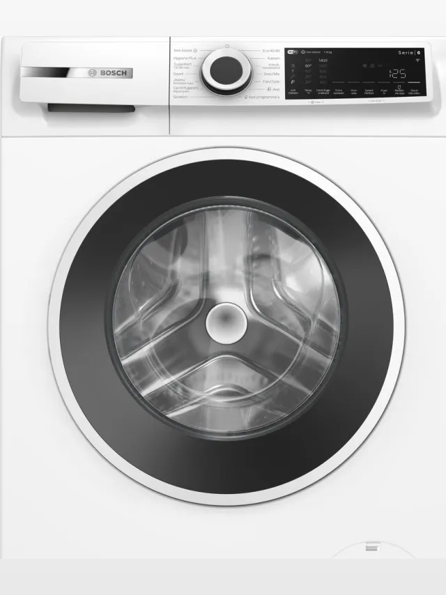 Bosch WGJ23405NL - Serie 6 - Wasmachine - 8 kg - 1400 rpm - Iron Assist: vermindert kreukels tot 50% - Home Connect - Energieklasse A Wit