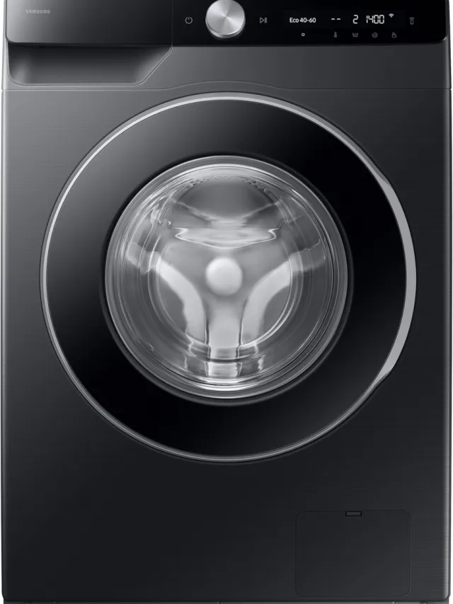 Samsung WW90DG6G94LBU4 wasmachine, 9 kg voorlader zwart
