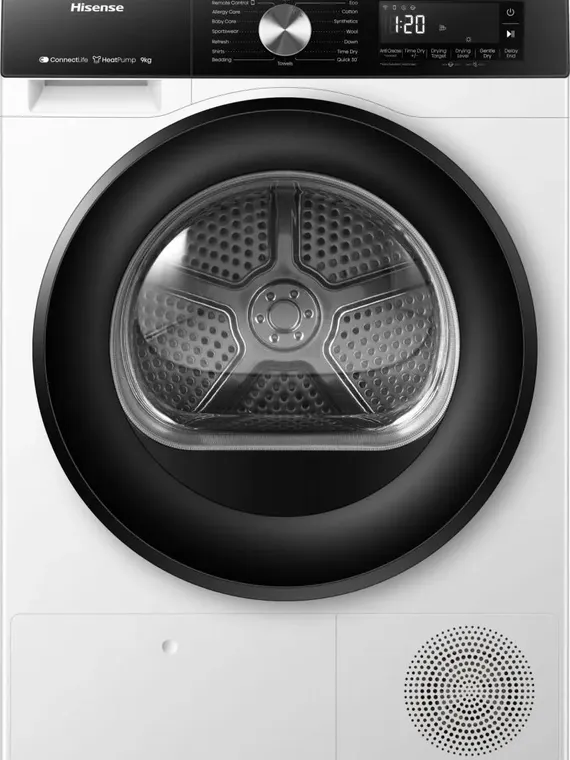 Hisense DH3S902BWCC warmtepompdroger wit, foto 3
