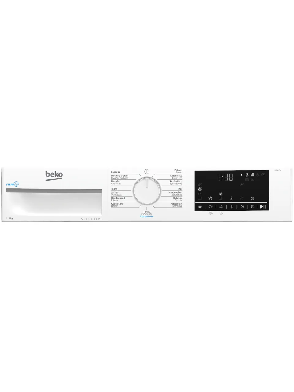 Beko B3T6823W2 SteamCure warmtepompdroger wit