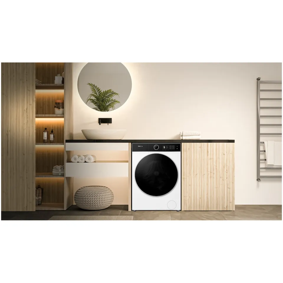 Hisense WF5I8043BWF wasmachine, 8 kg, 1400 toeren, 47 cm diep wit, foto 2