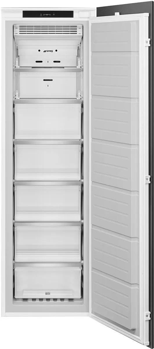 Smeg S8F174DNE - Inbouw Vriezer - 178 cm - No Frost - 212 Liter - Fast Freeze - Energieklasse D