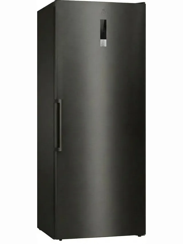Nassau VK491BS vrieskast met 406 liter en no frost BlackSteel
