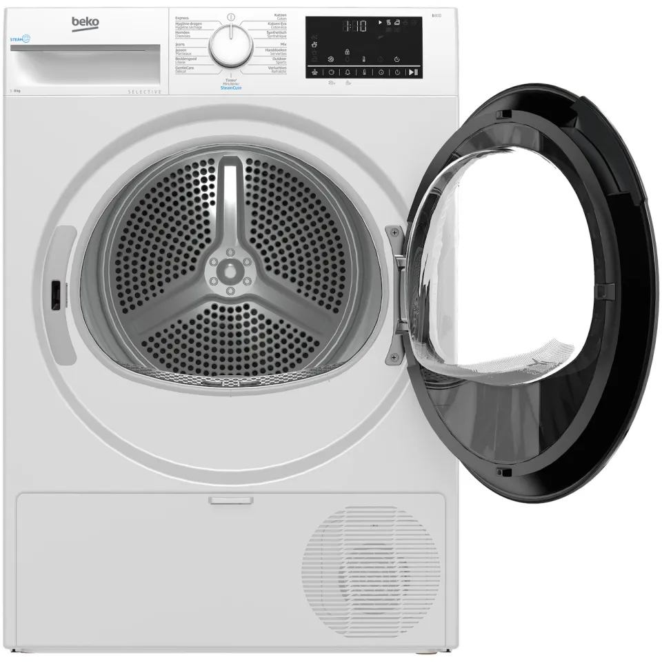 Beko B3T6823W2 SteamCure warmtepompdroger wit, foto 3