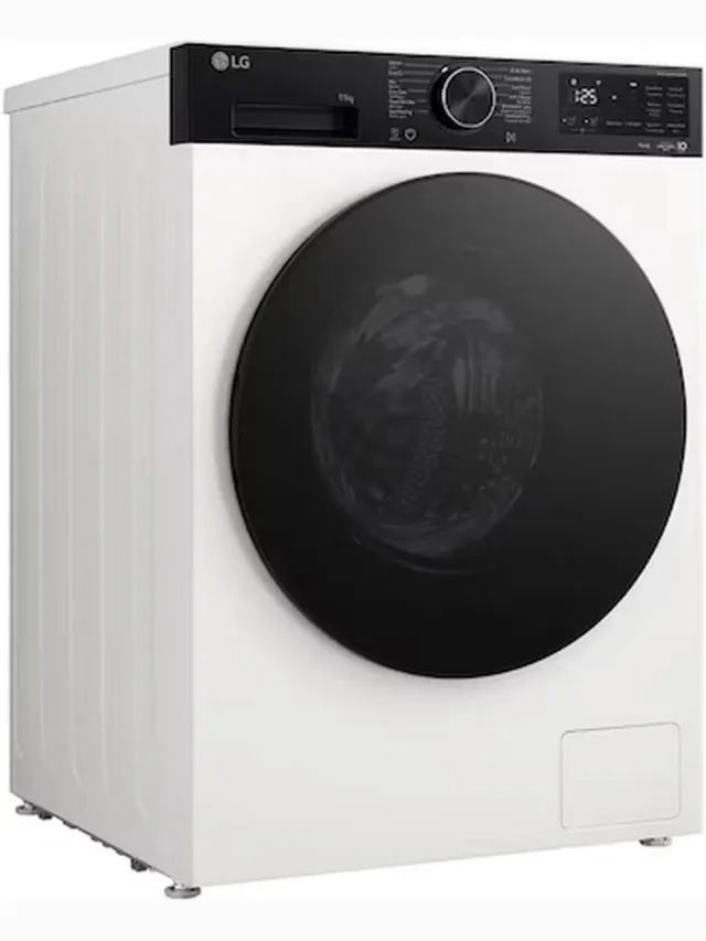 LG F4X5011THB wasmachine, 11 kg voorlader, 1400 toeren Zwart