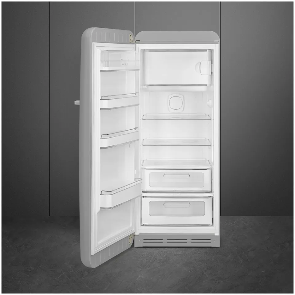 Smeg FAB28LSV6 koelkast met vriesvak zilver, foto 2