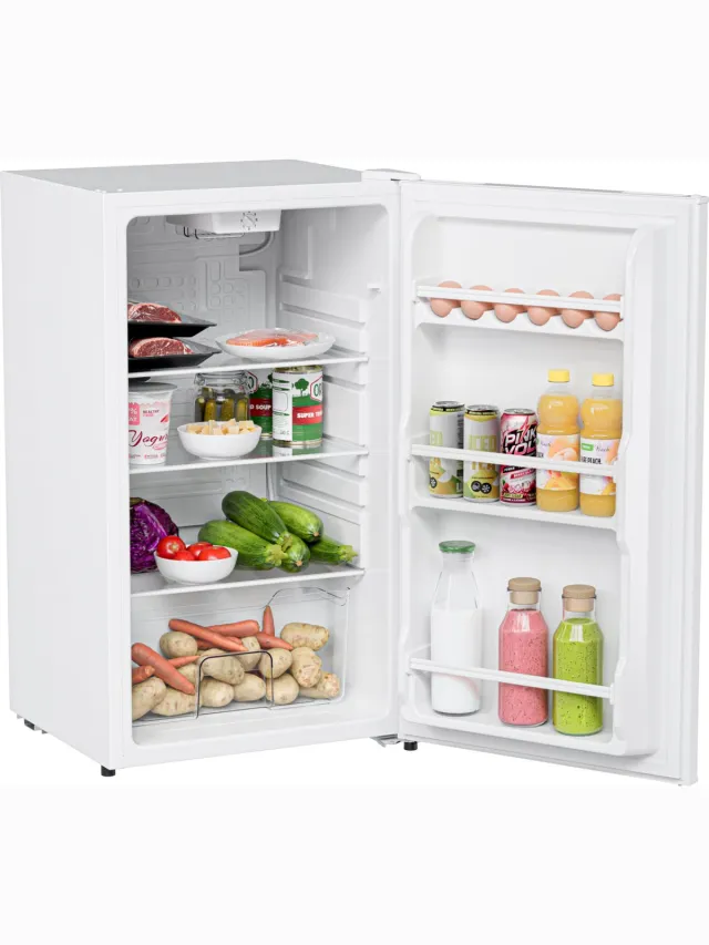 KitchenBrothers Koelkast - 92L - Tafelmodel - IJskast - Frigo - Vrijstaand - Wit
