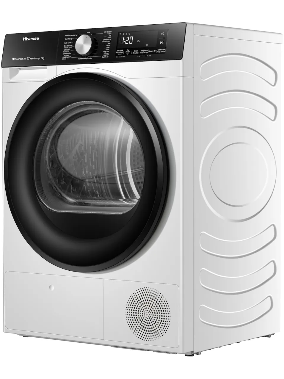 Hisense DH3S802BW3 warmtepompdroger wit, foto 3