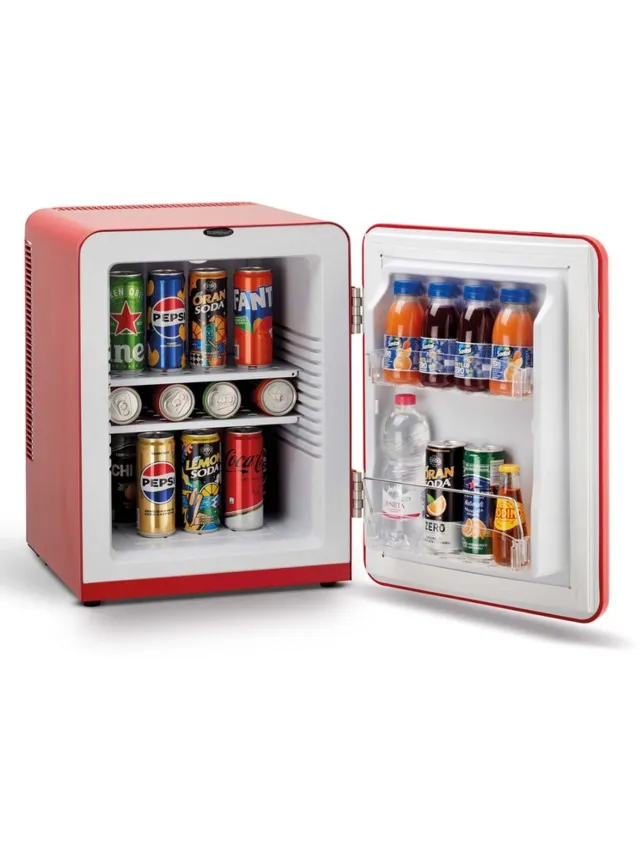 Technomax RM40 Retro Rood thermo-elektrische koelkast - 40 liter