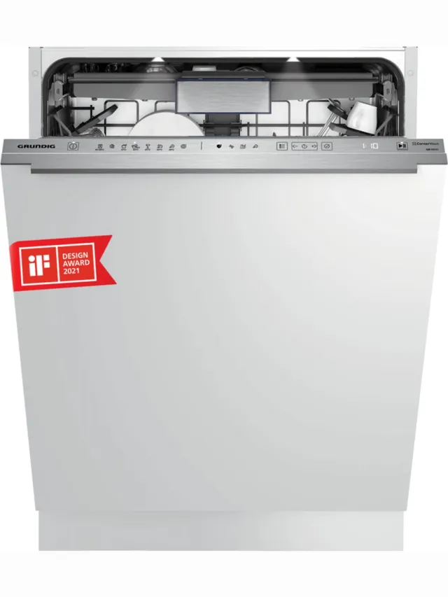 Grundig GNVP3630B vaatwasser Volledig ingebouwd 16 couverts Wit