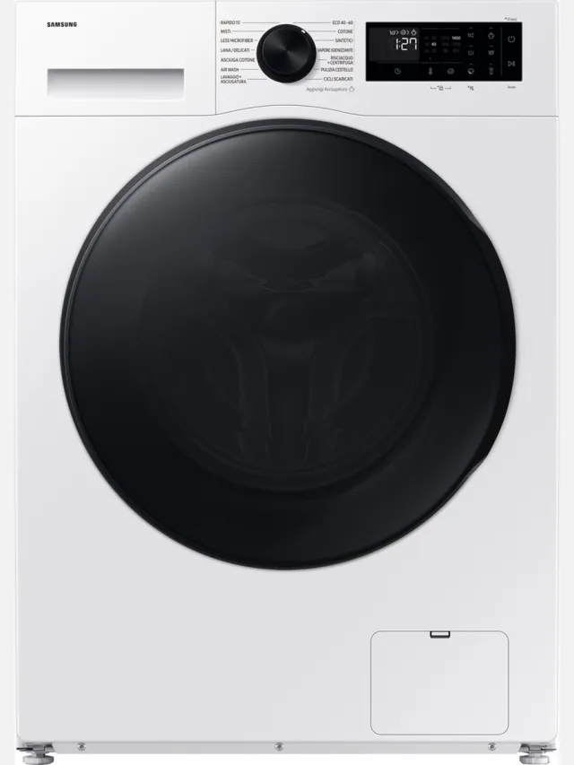 Samsung WD11DG5B15BE Was-droogcombinatie Vrijstaand Voorlader Wit