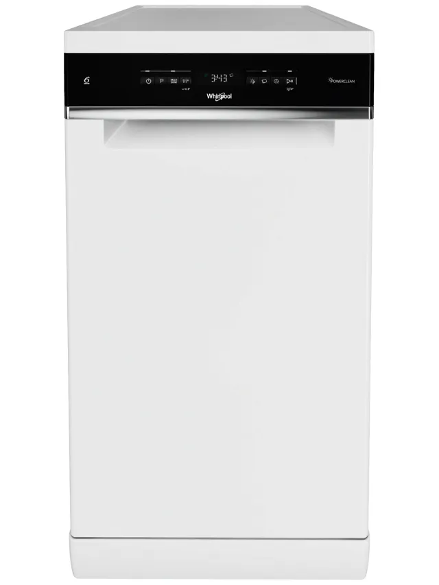 Whirlpool Wh6fb10bs7a0w - Vrijstaande Vaatwasser Smal (45 Cm Breed) 10 Bestekken 42 Db(a) Wit