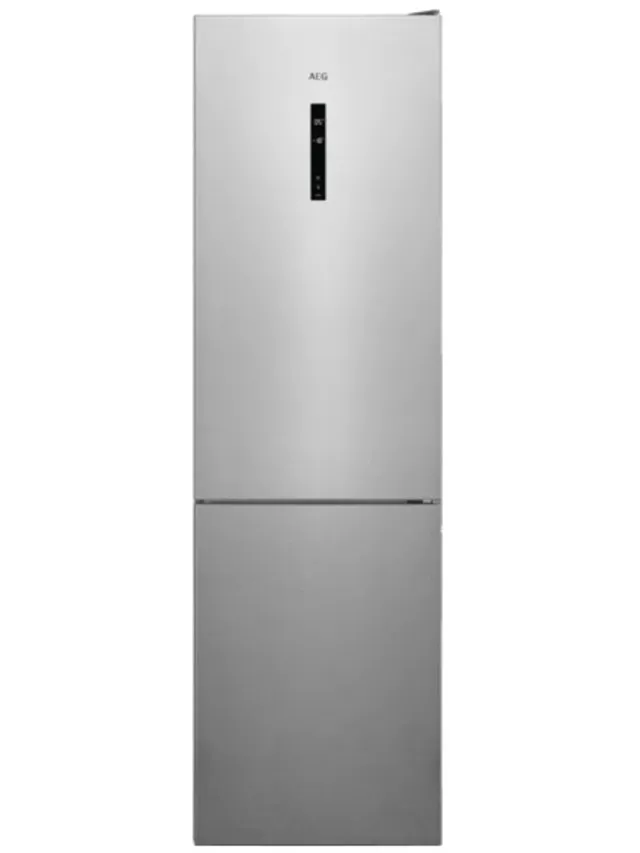 AEG RCB736E5MX - Koel- en vriescombinatie - Energielabel E - No Frost Roestvrijstaal