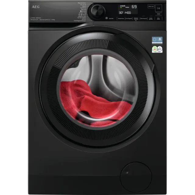 AEG LR7606UDS4 wasmachine 10 kg zwart Dark Silver
