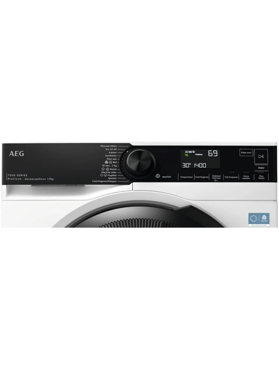 AEG LR7694EUD4 wasmachine wit