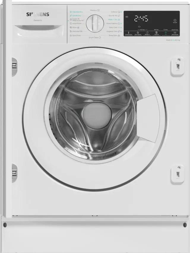 Siemens WK14D490EU - iQ500 - Inbouw was-droogcombinatie White