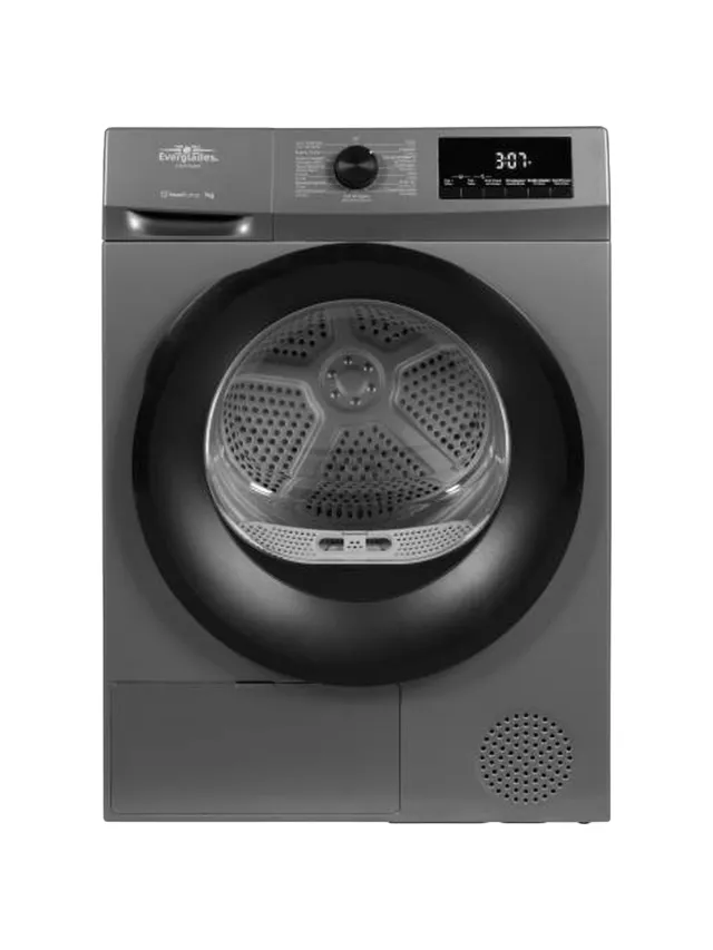 Everglades Evhp7056dg - Warmtepompdroger 7 Kg 64 Db Energielabel D Titanium Gray