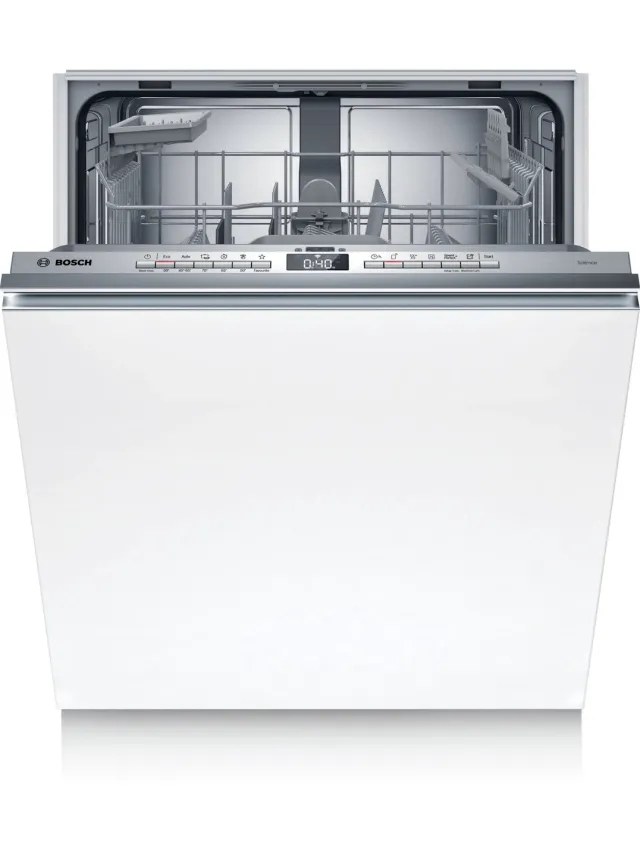 Bosch SMV4HTX00E - Serie 4 - Inbouwvaatwasser - 60 cm - Energielabel D - Home Connect - infoLight Niet van toepassing