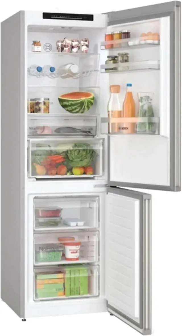 Bosch KGN362IDF - Serie 4 - Koel- en vriescombinatie - Energielabel D - No Frost Roestvrijstaal