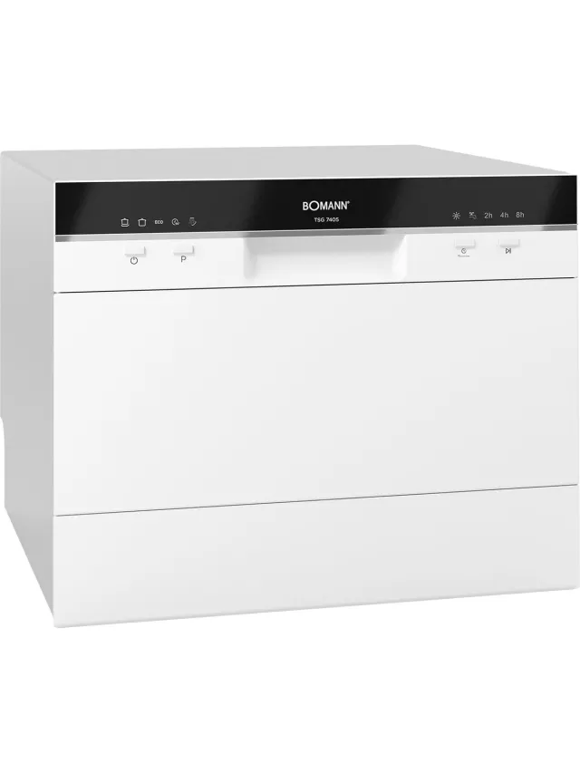 Bomann TSG 7405- mini vaatwasser - wit