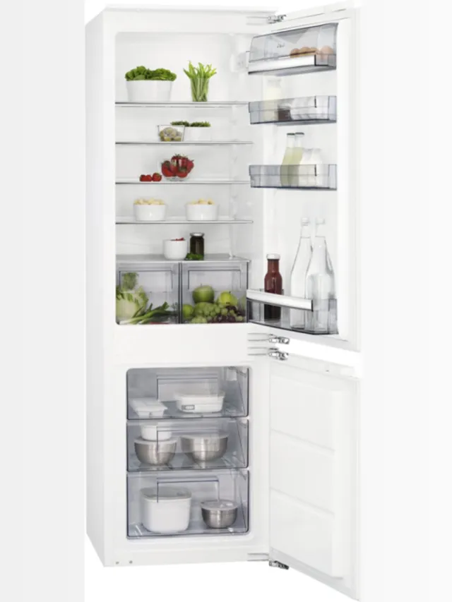 AEG SCB618F3LF - LowFrost - Koelvriescombinatie Wit