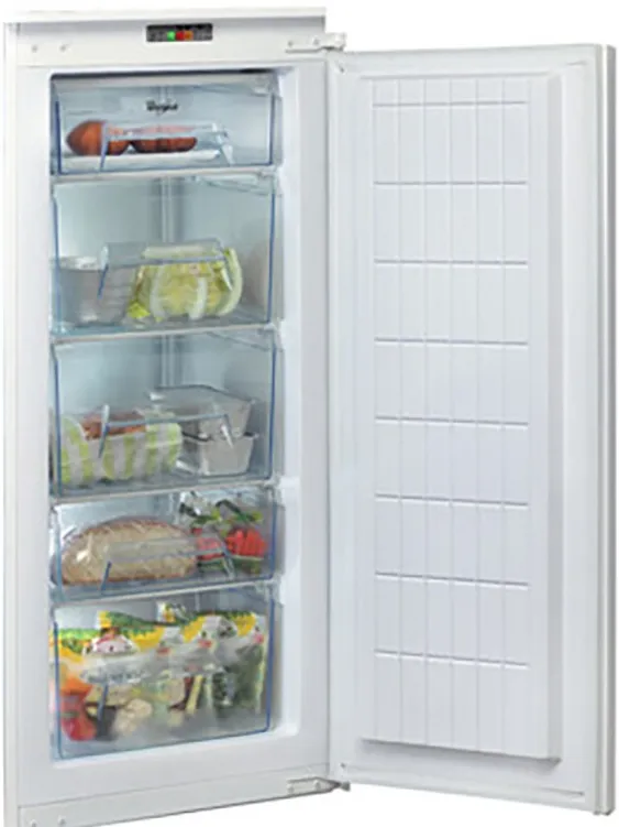 Whirlpool AFB9002 inbouwvriezer, 127 liter, sleepdeur, foto 2