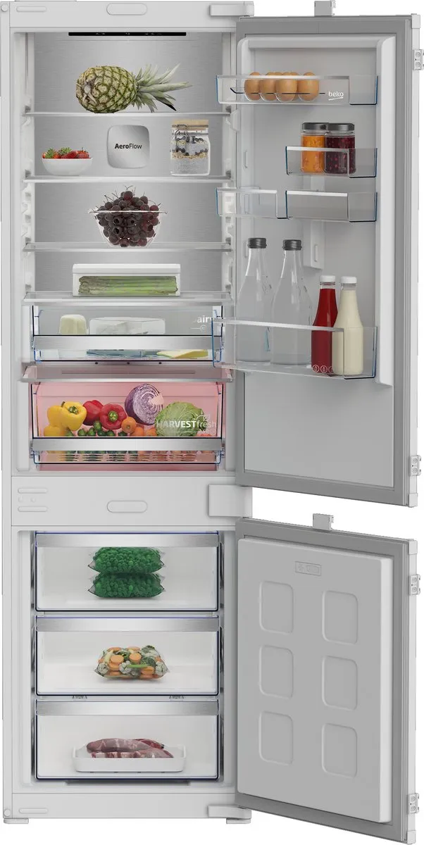 Beko B7BCNA295HS2 inbouw koel-vriescombinatie, 270 liter