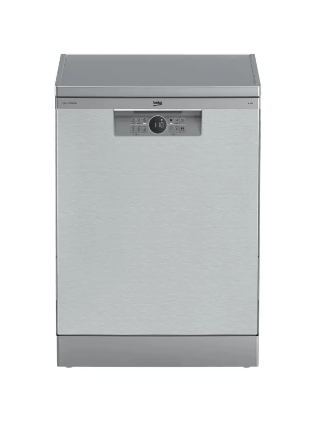 Beko BDFN26640XC CornerIntense Vrijstaande vaatwasser Zilver inox