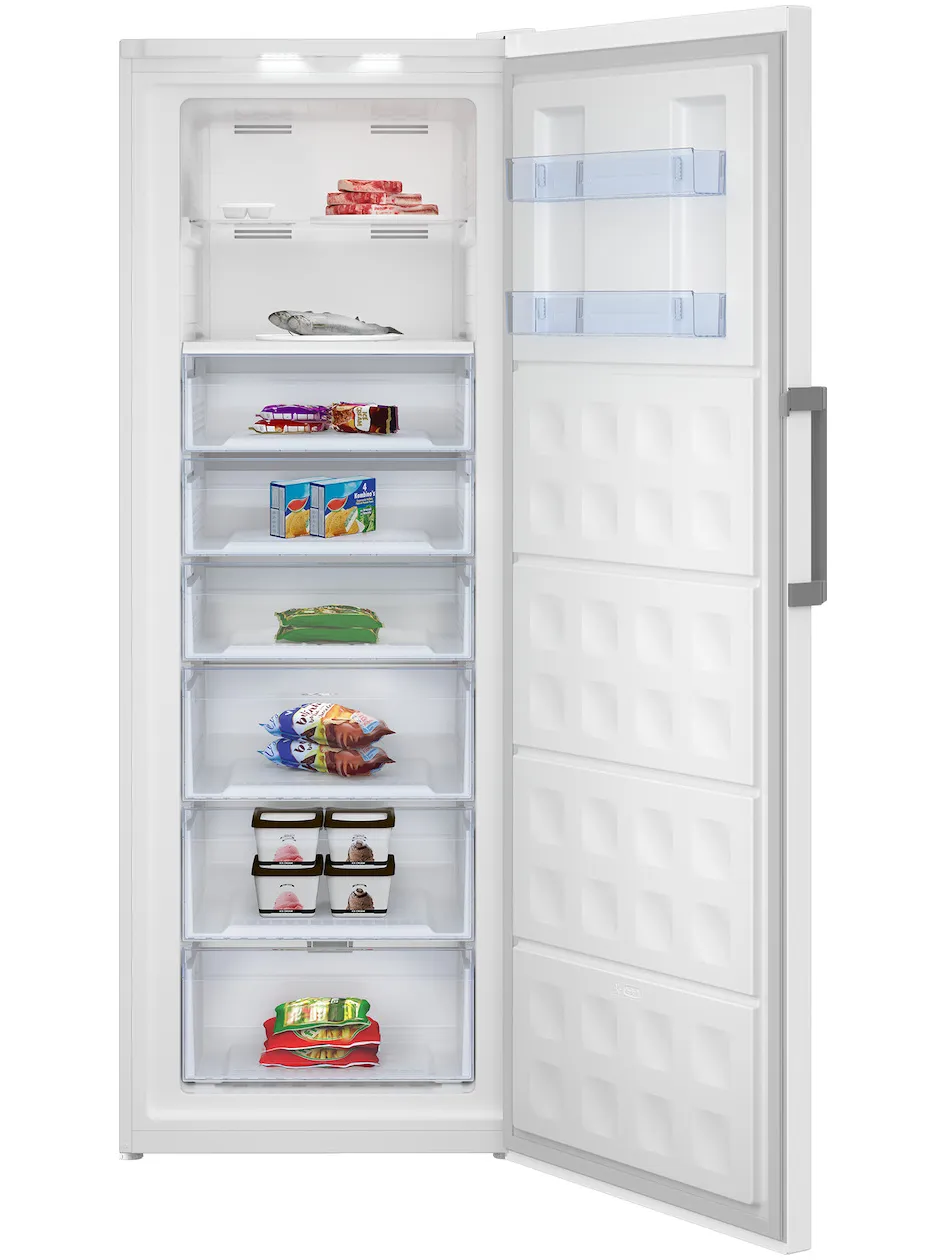 Beko RFNE448E55W Vrieskast Wit, foto 3