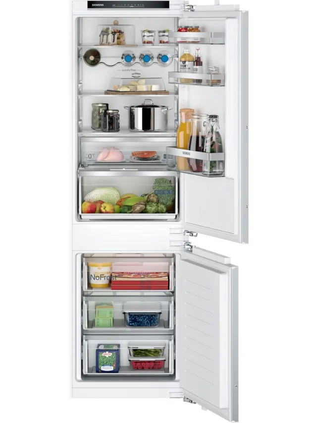Siemens KI86NVFE0 - iQ300 - Inbouw koel-vriescombinatie - 177.2 cm x 54.1 cm - noFrost: nooit meer je vriezer ontdooien - hyperFresh: de extra ruime vershoudlade voor groente en fruit