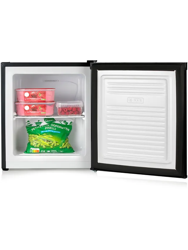 PRIMO PR148DV Mini Vriezer - Diepvries Klein - Vrijstaand - 33L - D - Zwart