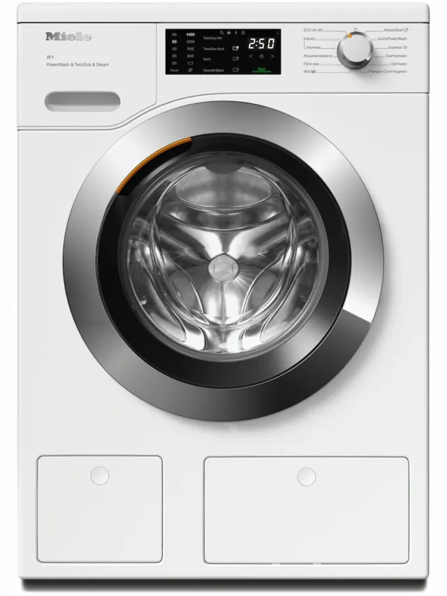 Miele WEG 888 WCS wasmachine, 9 kg voorlader met TwinDos Wit