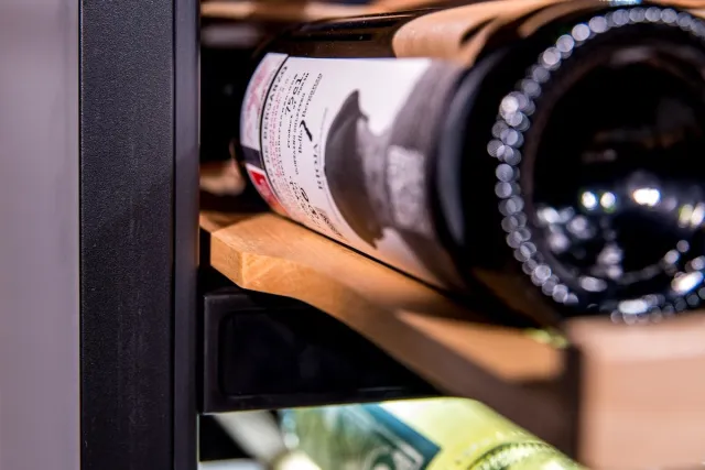 Vinata Premium Wijnklimaatkast Vernale - Vrijstaand en Onderbouw - RVS - 51 flessen - 82 x 59.5 x 58 cm - Glazen deur