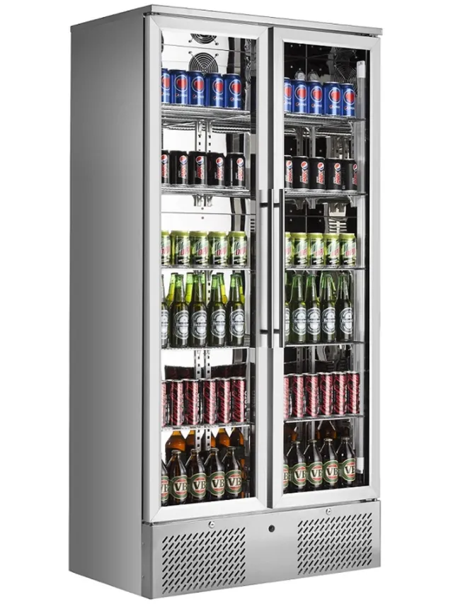 Combisteel Drankenkoeling - 458L - RVS - Geforceerd - Draaideuren - 900x515x1820mm - Horeca Koelkast