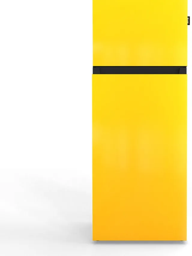 Nunki MEDIUM-FYEL / Lucid Yellow Design Koel-vriescombinatie - 206L - E-label - Front in kleur Geel