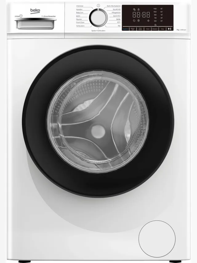 Beko BMFH3WFOE741 | Wasmachine | A Label | Taaldislay Duits Wit