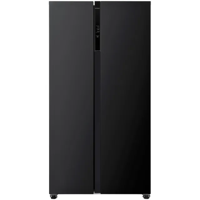 Frilec BONNSBS-680-040CB Amerikaanse koelkast Zwart