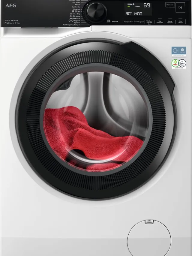AEG LR7694E4 7000 ProSteam® - Wasmachine - 20% zuiniger dan vereist voor A - 1400 toeren - 9 kg Wit