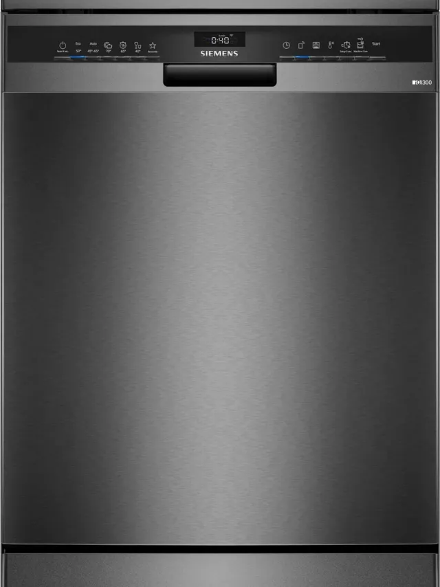 Siemens iQ300 SN23EC03AE vaatwasser Vrijstaand 13 couverts Zwart
